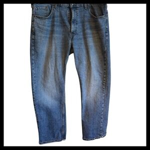 Light Wash Denim Jeans Classic Fit Everyday Casual Style